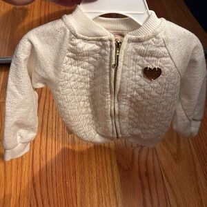 Juicy baby Cream Bomber Jacket